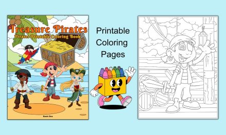 Treasure Pirates, Pirates Printable Coloring Book