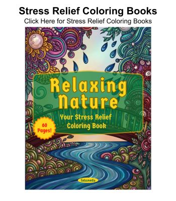 stress relief coloring book