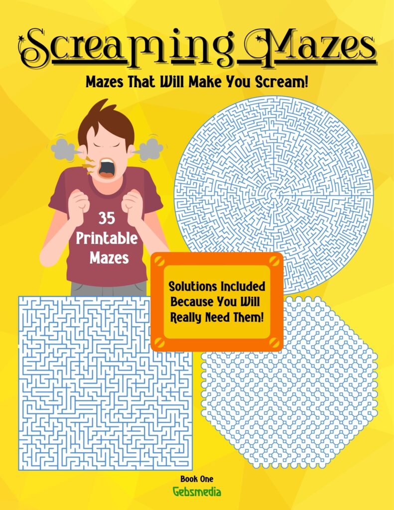 printable maze worksheets, difficult maze puzzles