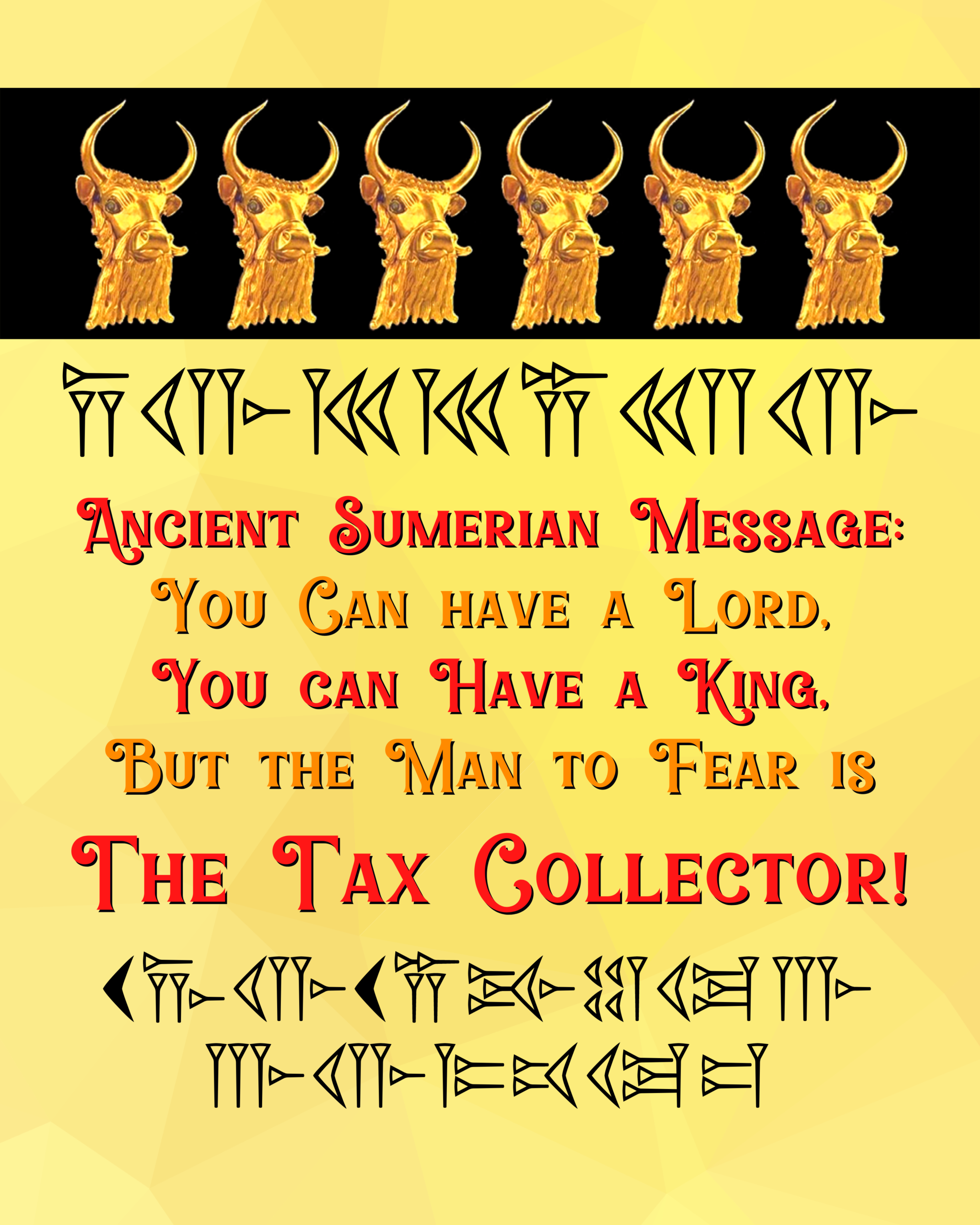 anti-tax wall art